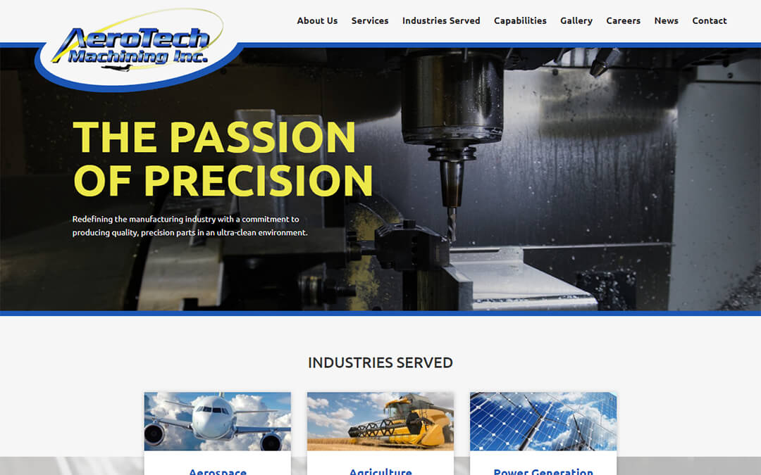 Welcome to the Brand-New Aerotech Machining Website